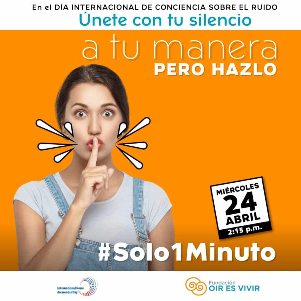 Únete con tu silencio y apaguemos el ruido...#Solo1minuto 3 EL RUIDO