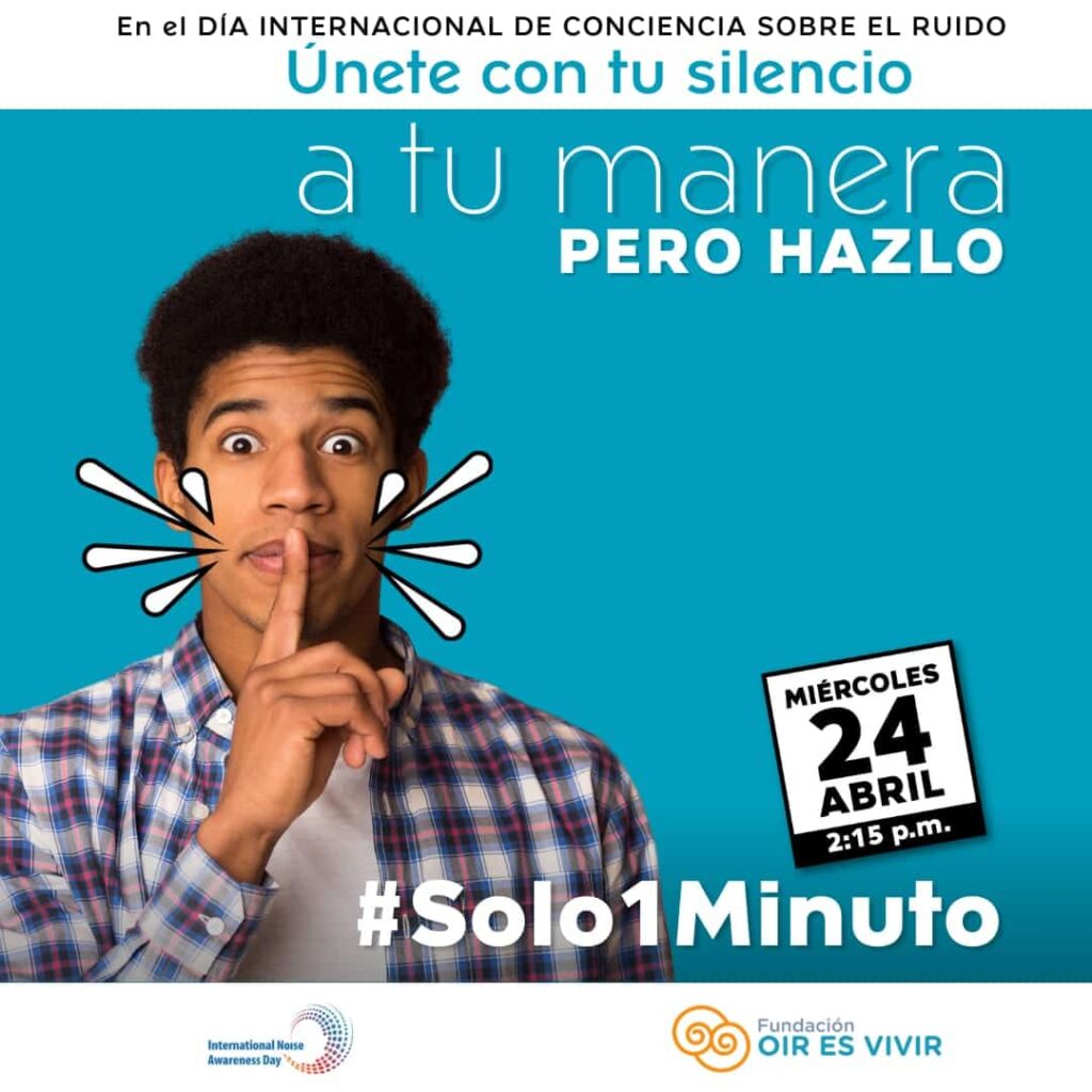 Únete con tu silencio y apaguemos el ruido...#Solo1minuto 2 EL RUIDO