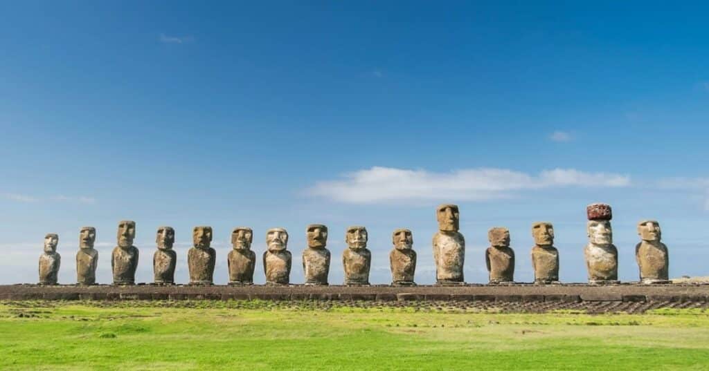 toromiros de la isla de Pascua