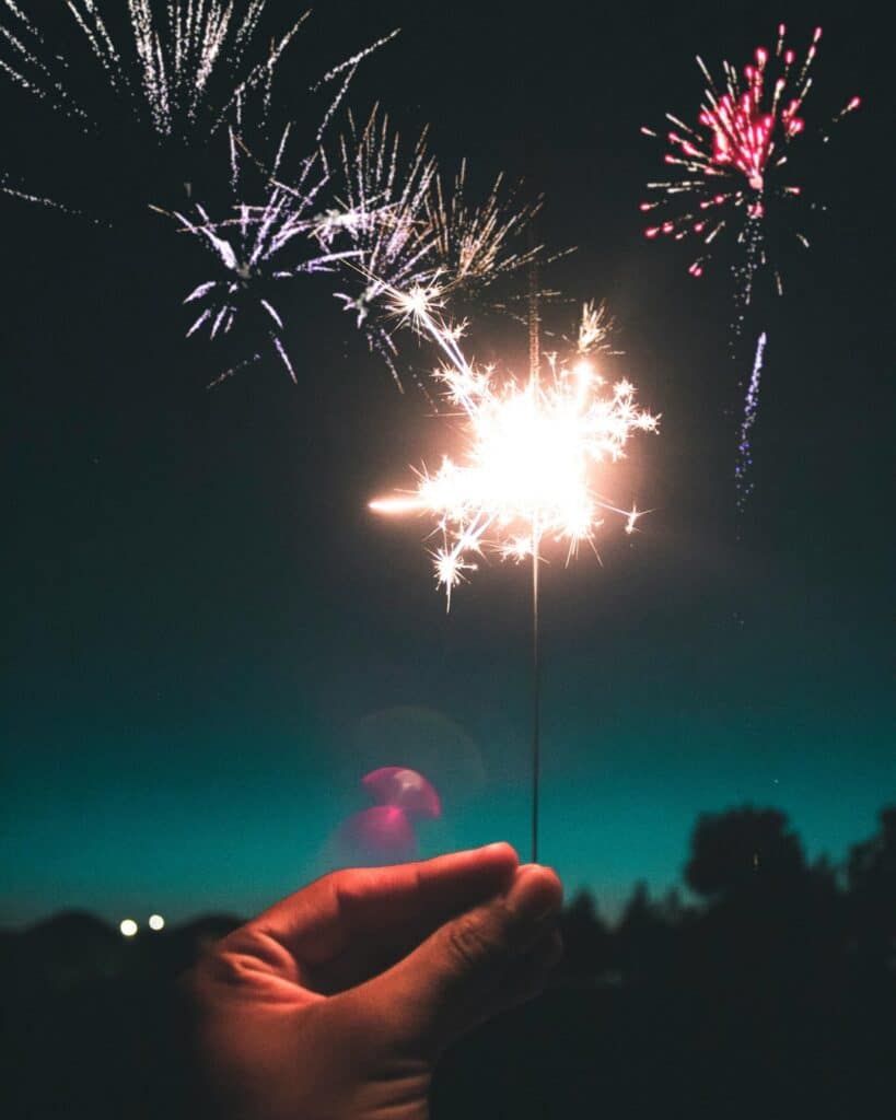 A solas en año nuevo