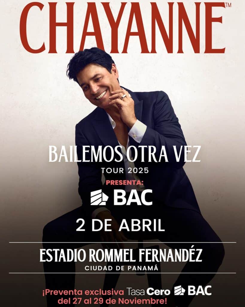 Chayanne regresa a Panamá
