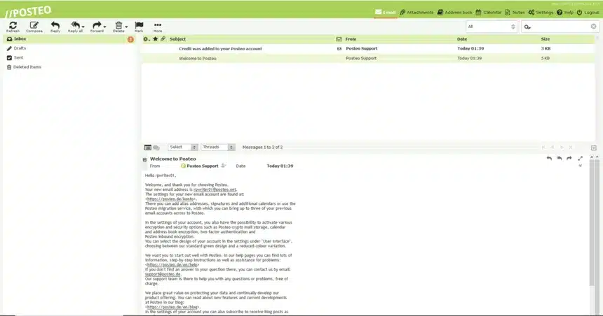 correo electrónico seguro con cifrado de extremo a extremo