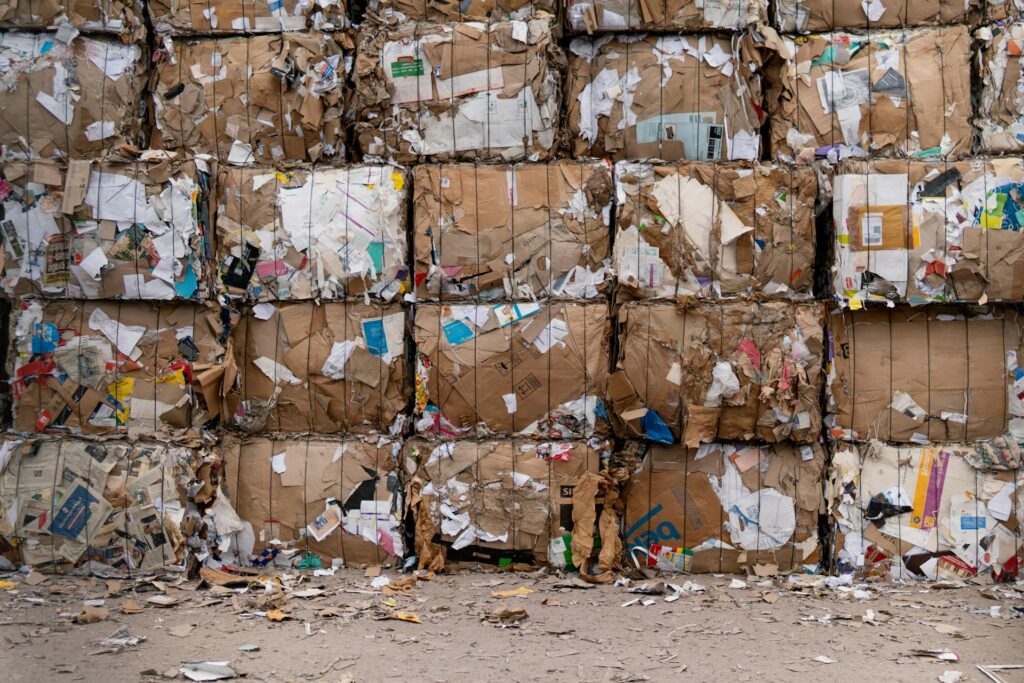 Reciclaje de Cartón - Foto de Alex Fu