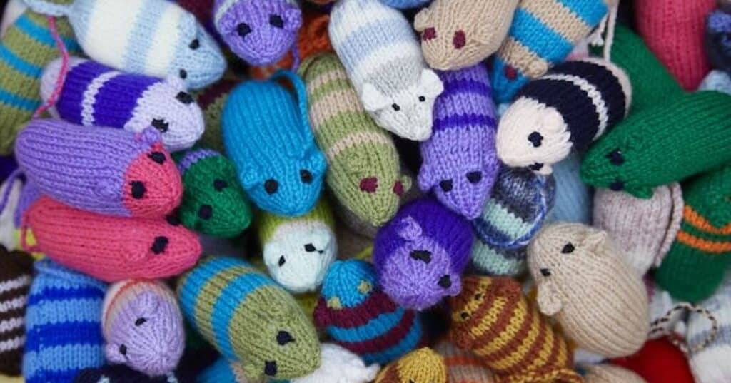 ratones de crochet