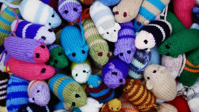 ratones de crochet