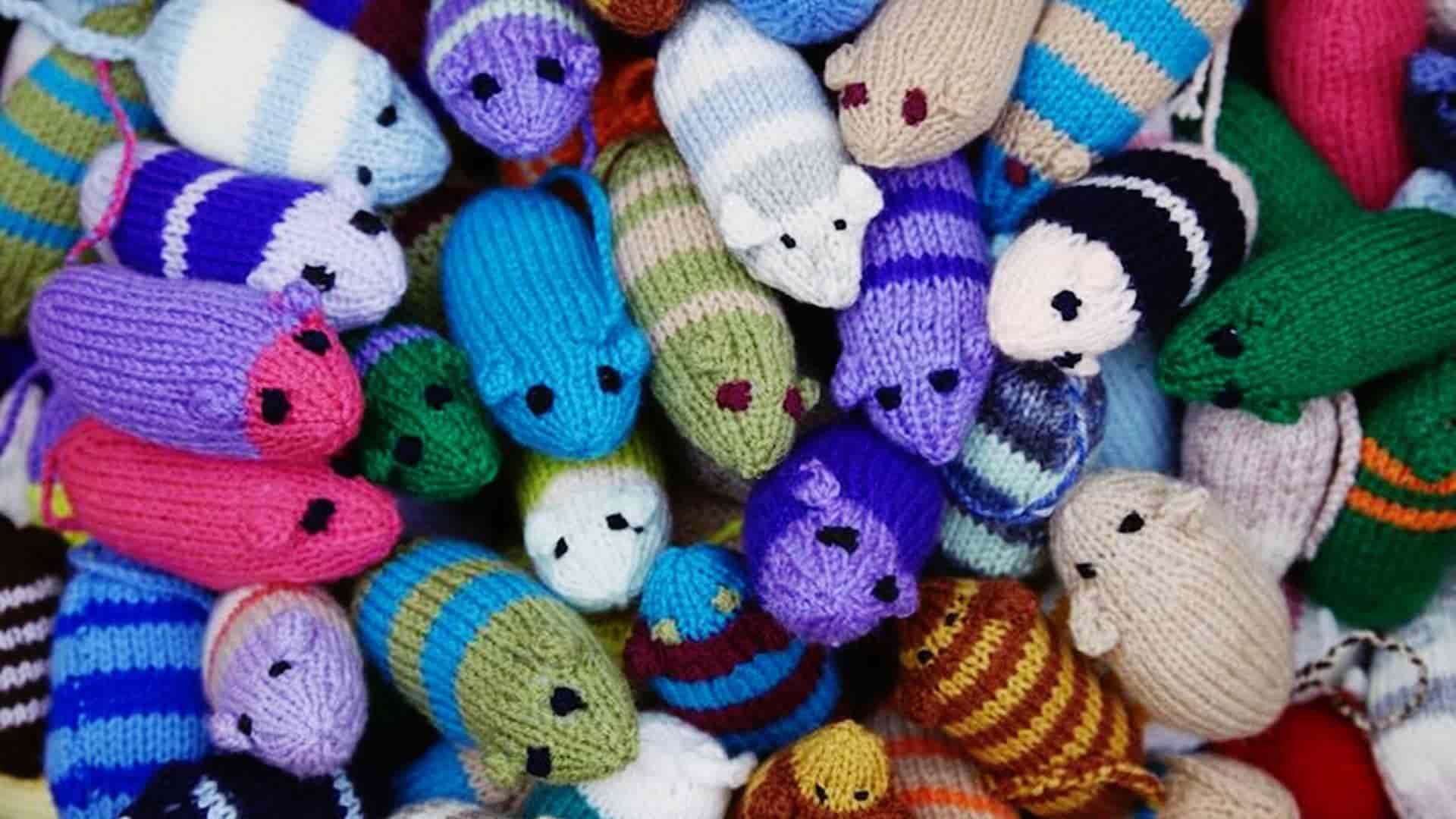 ratones de crochet