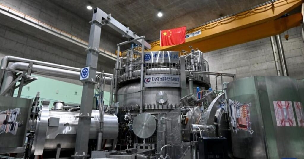 China bate récord de fusión nuclear con su sol artificial