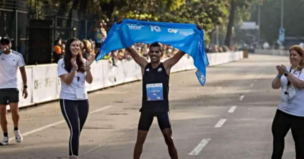 Jorge Castelblanco récord Maratón CAF 2026 Caracas