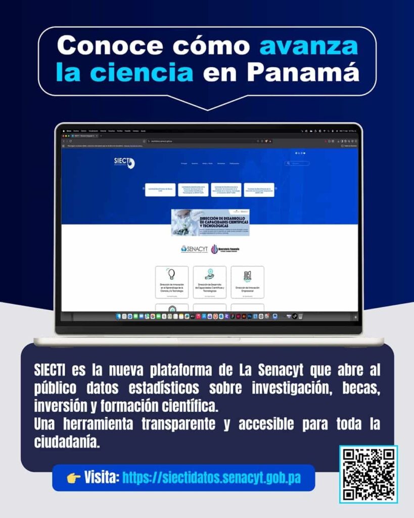 Plataforma SIECTI de Senacyt