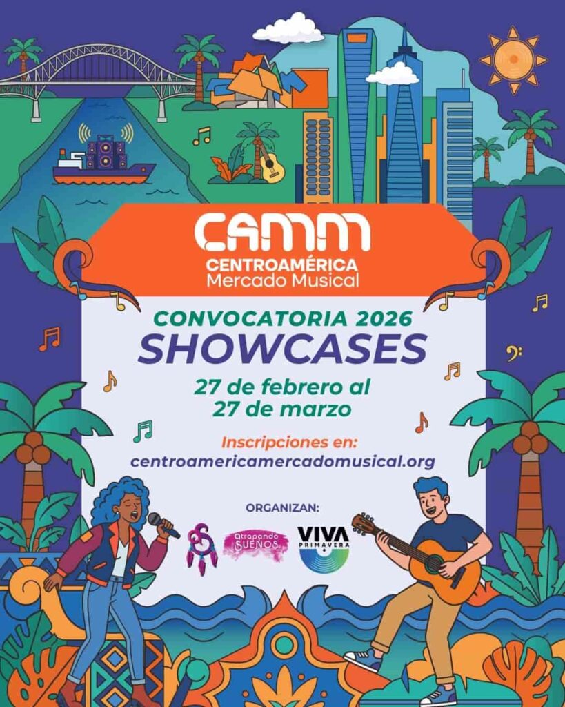 CAMM 2026: Centroamérica Suena Global desde Panamá 5 convocatoria CAMM 2026