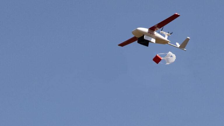 drones de entrega de medicamentos en zonas rurales de Ghana