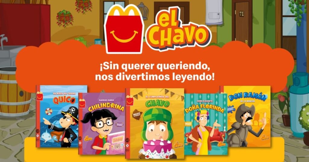 libros de El Chavo en la Cajita Feliz
