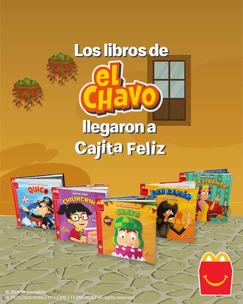 libros de El Chavo en la Cajita Feliz