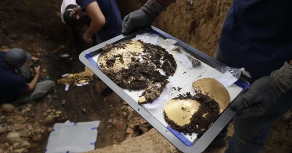tumba de oro prehispánica hallada en El Caño