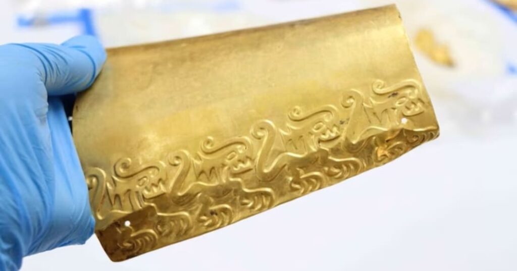 tumba de oro prehispánica hallada en El Caño