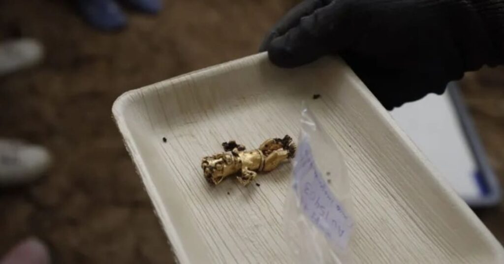 tumba de oro prehispánica hallada en El Caño