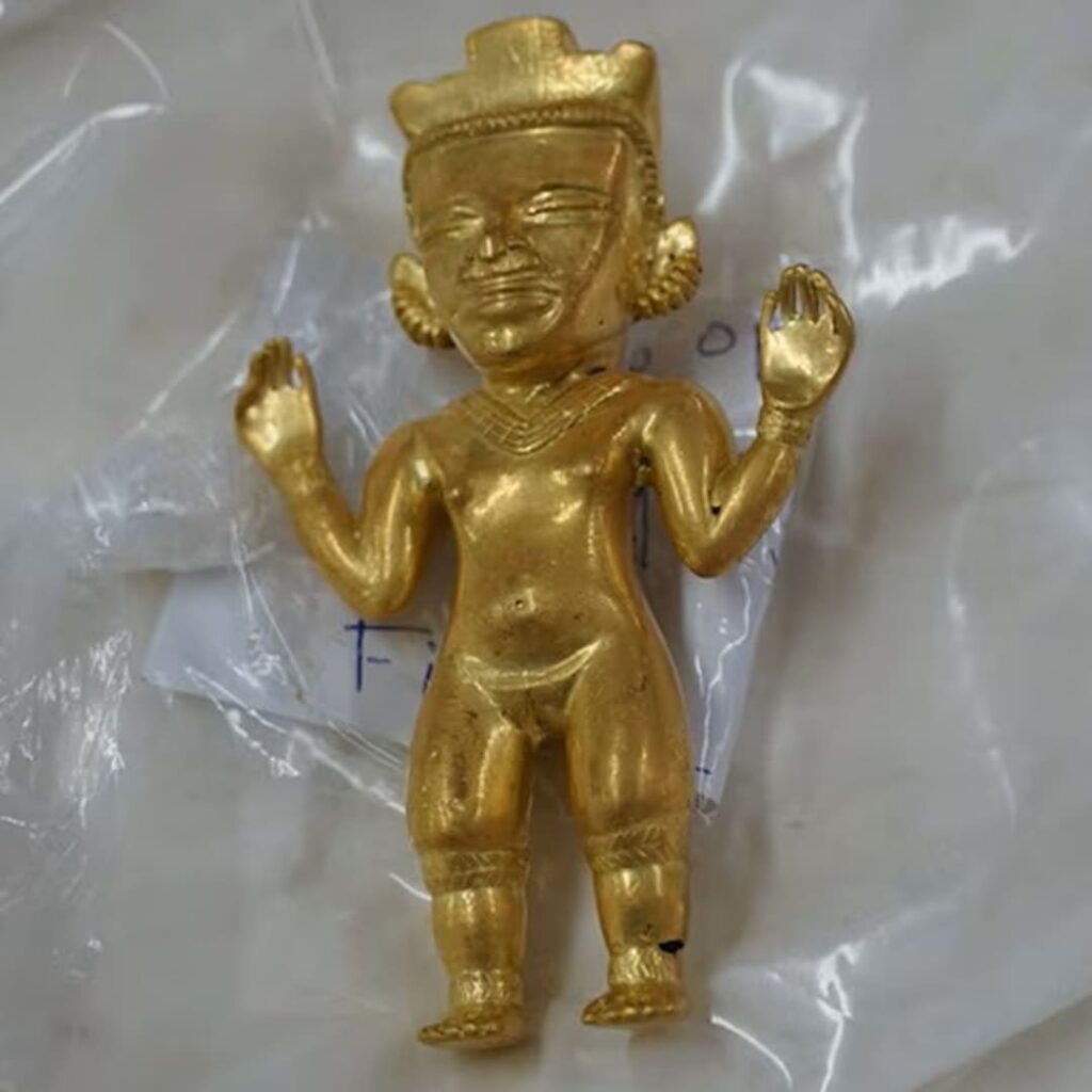 tumba de oro prehispánica hallada en El Caño