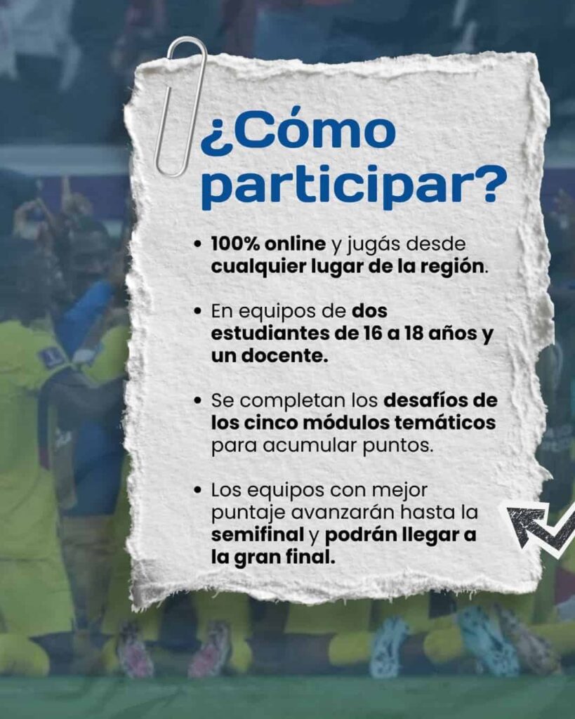 Lanzan Copa Climática 2026 para estudiantes de secundaria en América Latina 11 Copa Climática 2026 para estudiantes de secundaria
