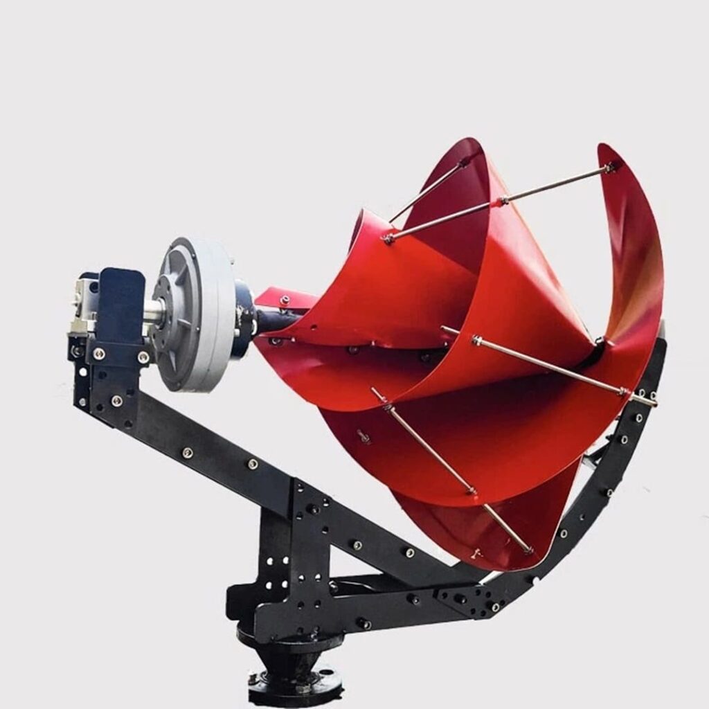 turbina de Arquímedes para generación eléctrica