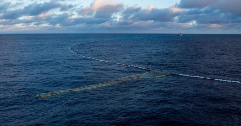 Así es la colosal labor de recolección de The Ocean Cleanup en las aguas del mundo 4 Plásticos de la Gran Mancha