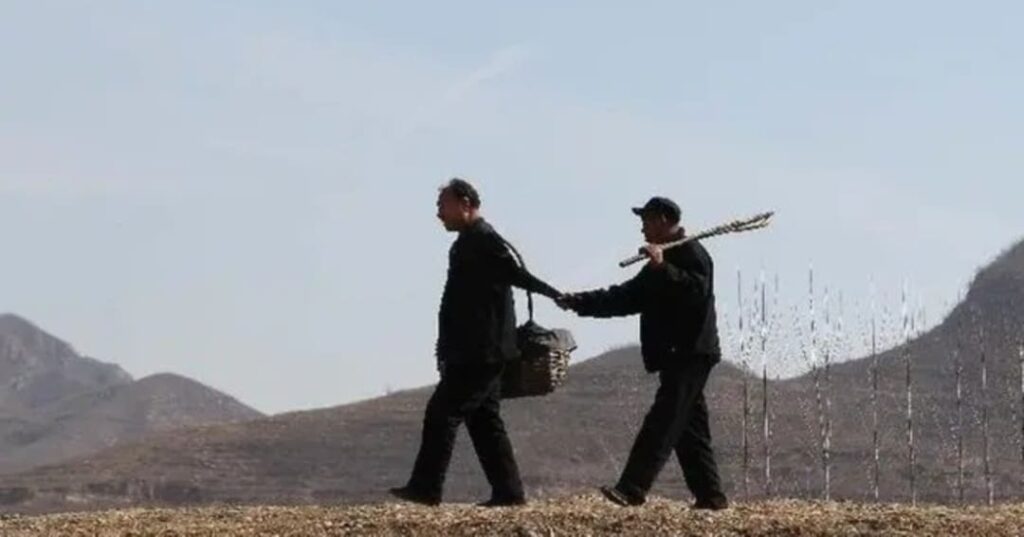 dos amigos con discapacidades reforestan en China