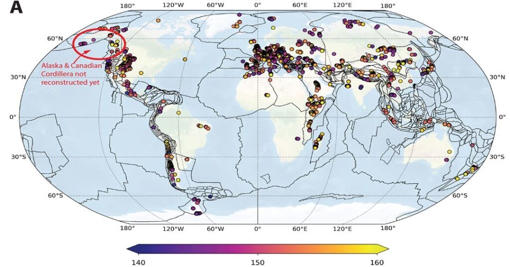Paleolatitude 3.0: el Google Maps de la prehistoria 5 herramienta online Paleolatitude 3.0