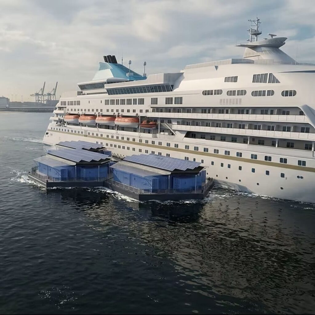 La gasolinera marina que podría descarbonizar al sector marítimo 1 PLATAFORMA flotante de hidrogeno