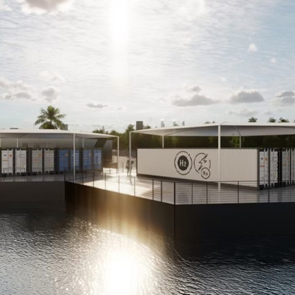 La gasolinera marina que podría descarbonizar al sector marítimo 3 plataforma flotante de hidrógeno