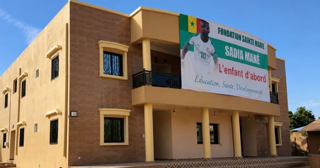 Sadio Mané transforma su pueblo natal Bambali