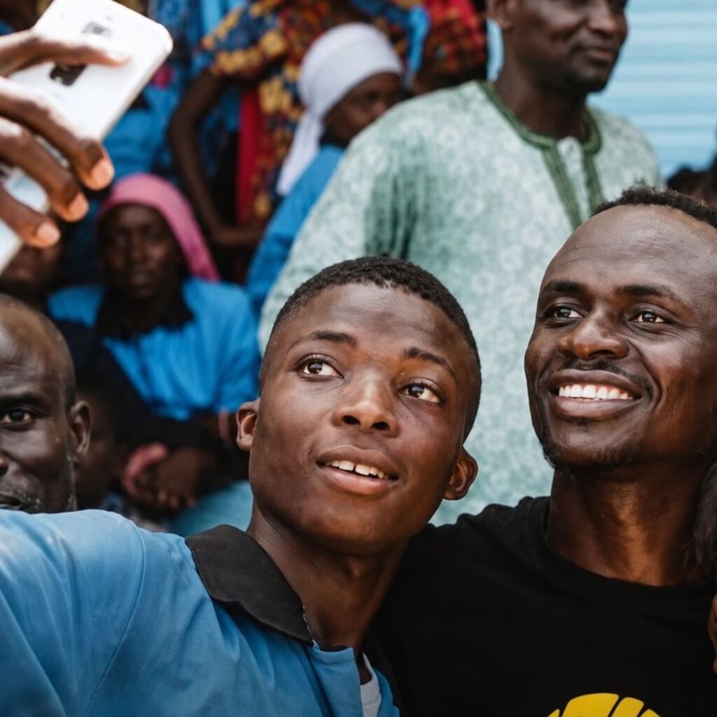 Sadio Mané transforma su pueblo natal Bambali