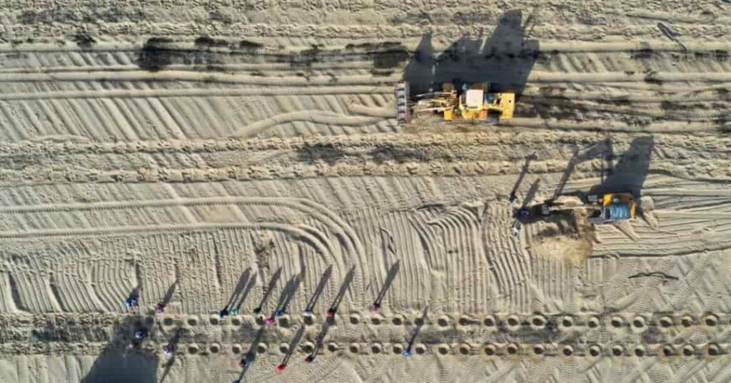 cinturón verde alrededor del desierto de Taklimakan
