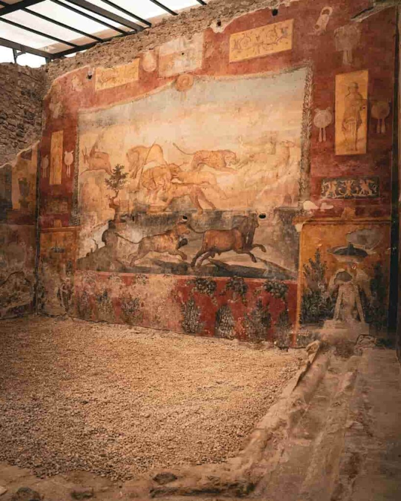 robot con IA reconstruye frescos de Pompeya