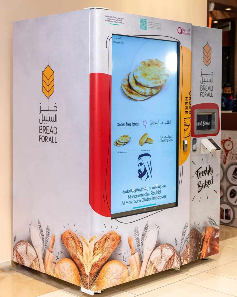 Dubai lanza máquinas expendedoras de pan recién horneado