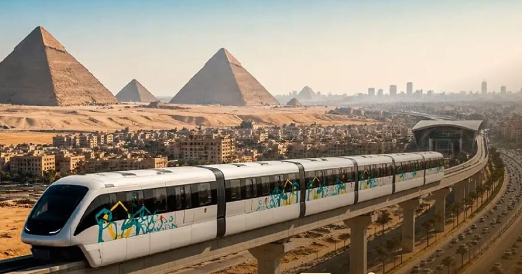Egipto cambia camellos por buses eléctricos en las Pirámides de Guiza 2 Egipto reemplaza paseos en camello en las Pirámides de Guiza