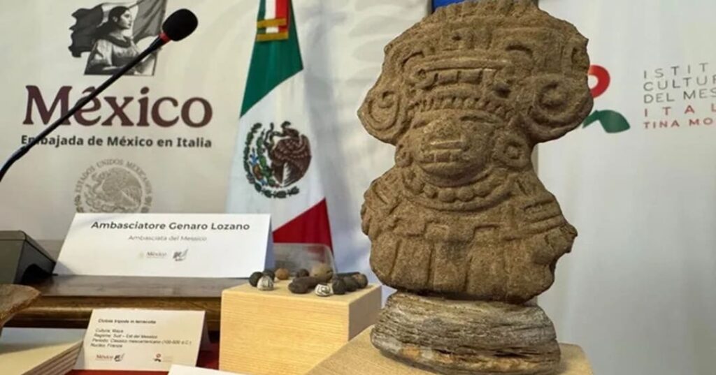 Italia devuelve piezas arqueológicas precolombinas