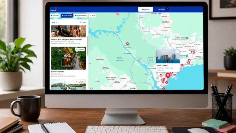Planificador de Viajes de PROMTUR Panamá