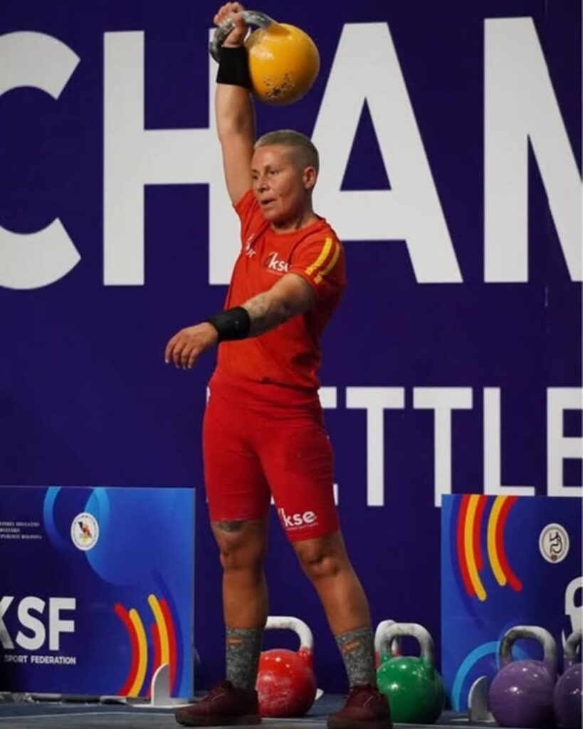 campeona del mundo de Kettlebell Sport