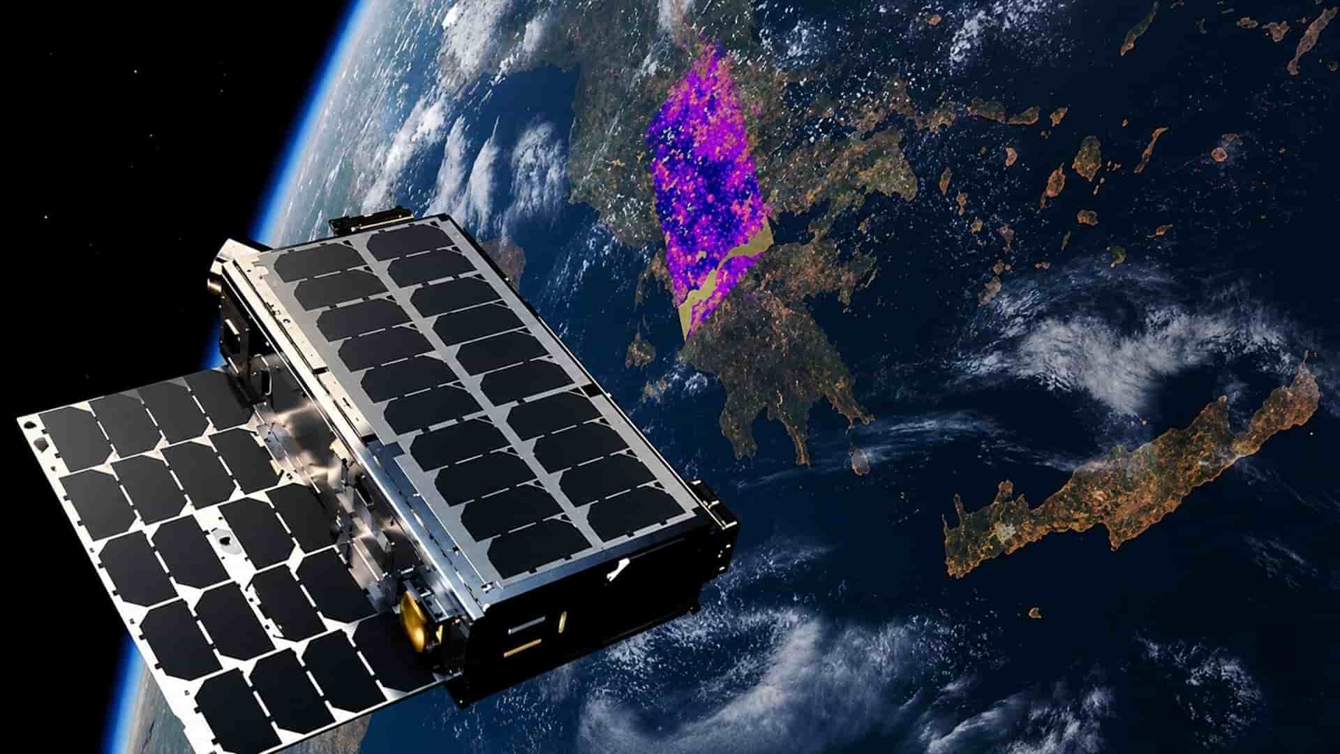constelación de satélites en Grecia para detectar incendios