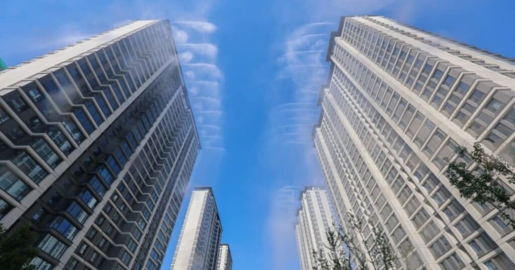 China enfría sus edificios con “lluvia artificial” en las azoteas 5 sistema de nebulización para azoteas
