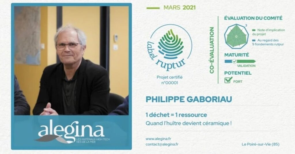 startup francesa que reutiliza conchas de ostras