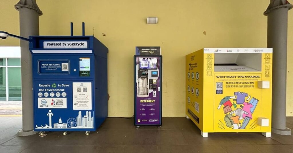 Singapur recarga el futuro: menos envases, menos basura 5 100 estaciones de recarga de productos de limpieza