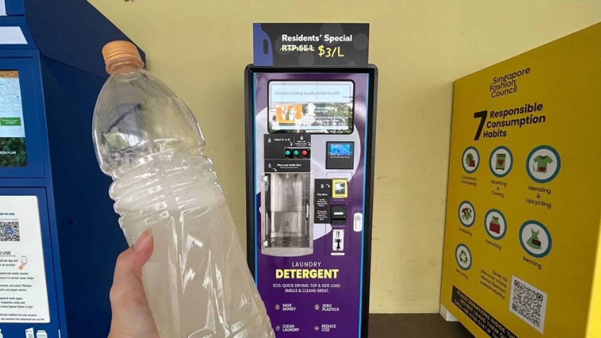 100 estaciones de recarga de productos de limpieza
