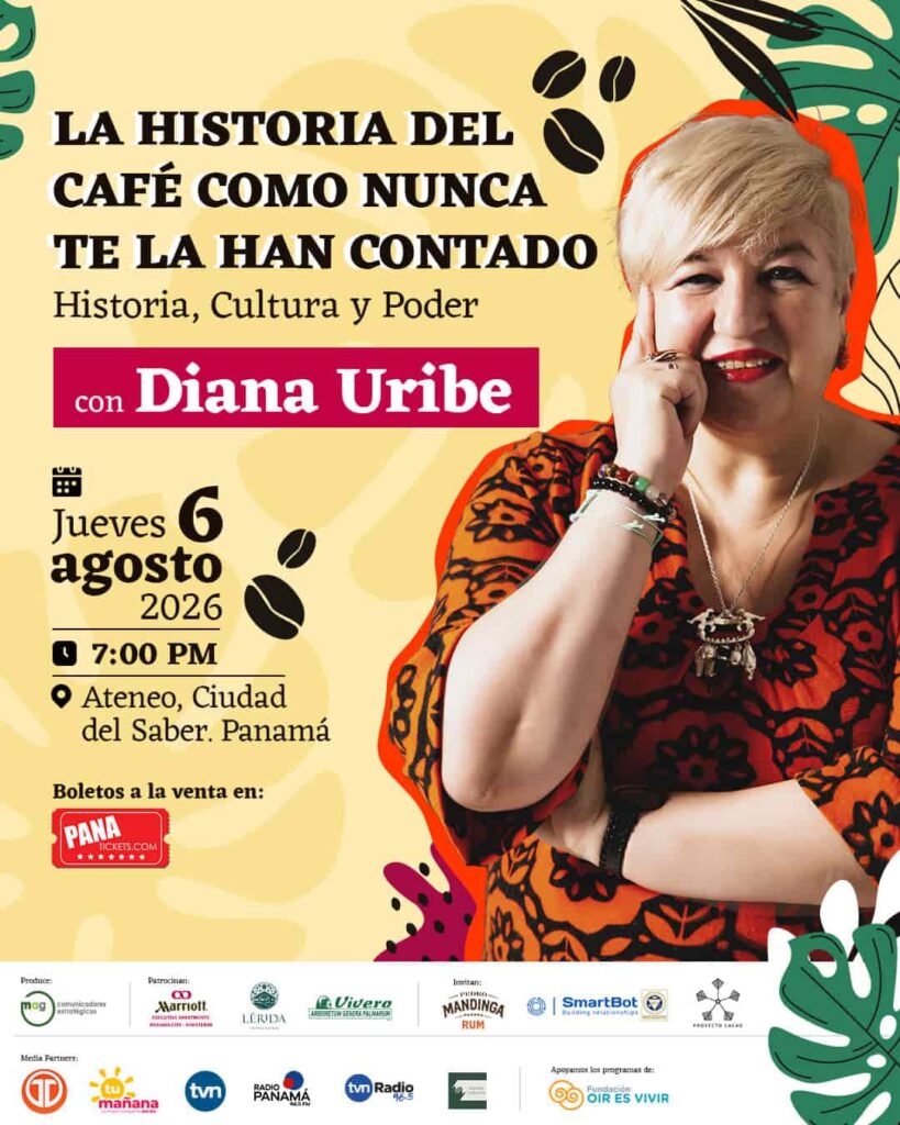 Diana Uribe llega a Panamá a contar la historia del café como nunca antes 2 Diana Uribe llega a Panamá