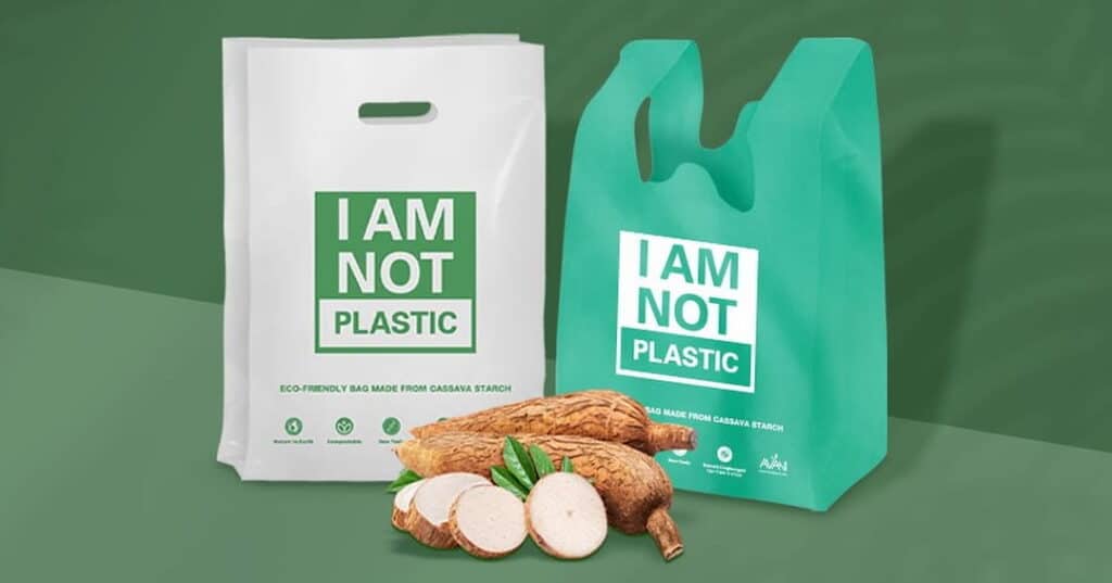 bolsas biodegradables de almidón de yuca
