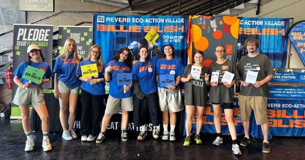 Billie Eilish convirtió su gira en una máquina de impacto climático 5 Billie Eilish movilizó fondos para acción climática