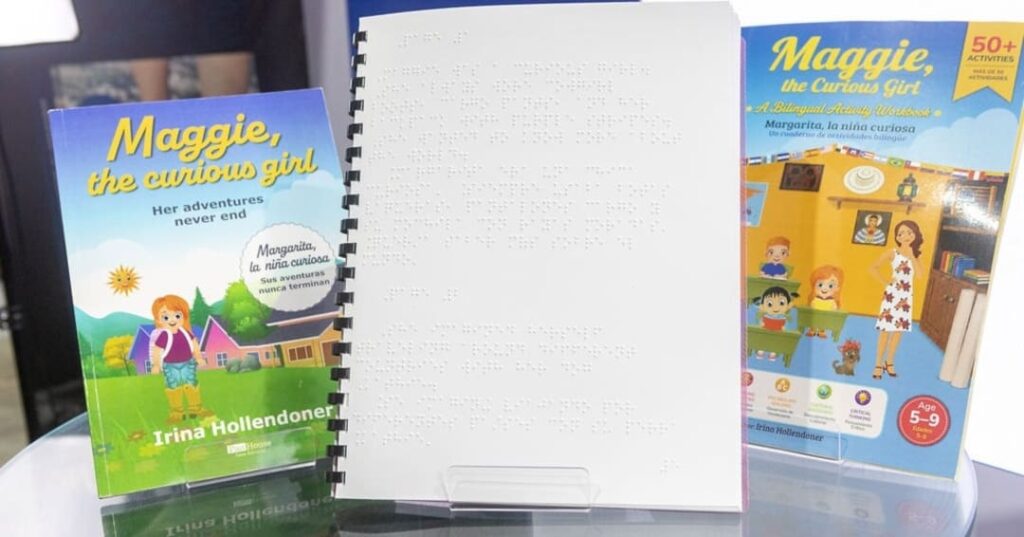 Maggie, the Curious Girl llega al Braille y a más niños panameños 1 Maggie the Curious Girl