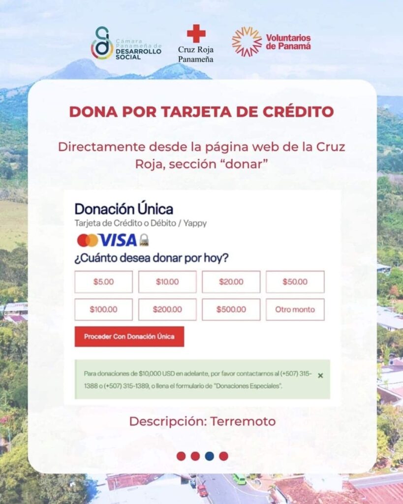 Terremoto en Panamá: cómo y dónde puedes ayudar ahora mismo 8 Fundación Voluntarios de Panamá