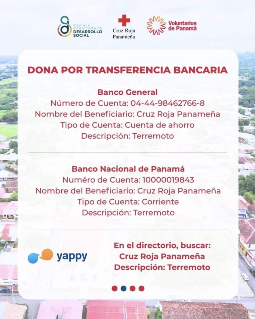 Terremoto en Panamá: cómo y dónde puedes ayudar ahora mismo 7 Fundación Voluntarios de Panamá
