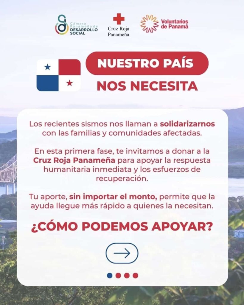 Terremoto en Panamá: cómo y dónde puedes ayudar ahora mismo 6 Fundación Voluntarios de Panamá