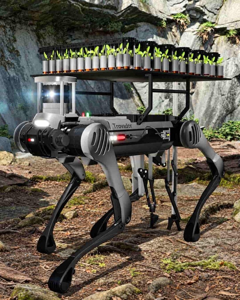 Trovador: el robot portugués que replanta bosques donde nadie más llega 7 Robot Trovador